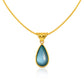 Necklace, 18K Gold Plated Steel