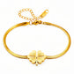 Bracelet, 18K Gold Plated Steel
