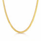 Necklace, 18K Gold Plated Steel