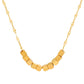 Necklace, 18K Gold Plated Steel