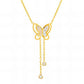 Butterfly Necklace, 18K Gold Plated Steel