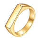 Ring, 18K Gold Plated Steel