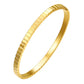 Bracelet, 18K Gold Plated Steel