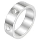 Hearts Ring, Stainless Steel