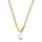 Necklace, 18K Gold Plated Steel