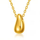 Necklace, 18K Gold Plated Steel