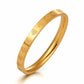 Hearts Ring, 18K Gold Plated Steel