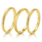 Ring, 18K Gold Plated Steel