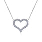 Heart Necklace, Stainless Steel