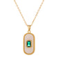 Necklace, 18K Gold Plated Steel