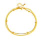 Anklet, 18K Gold Plated Steel