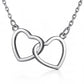 Hearts Necklace, Stainless Steel