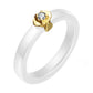 Ring, 18K Gold Plated Steel
