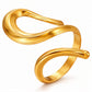 Ring, 18K Gold Plated Steel