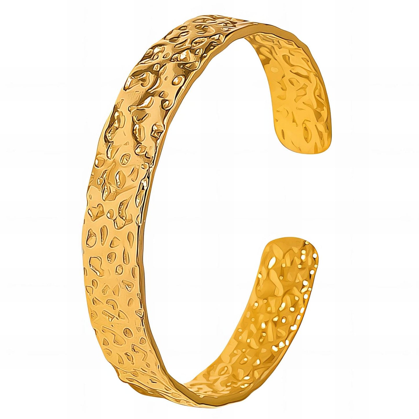 Bracelet, 18K Gold Plated Steel