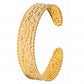Bracelet, 18K Gold Plated Steel