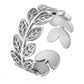 Leaves Ring, Stainless Steel