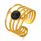 Ring, 18K Gold Plated Steel