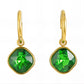 Earrings, 18K Gold Plated Steel