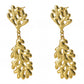 Earrings, 18K Gold Plated Steel