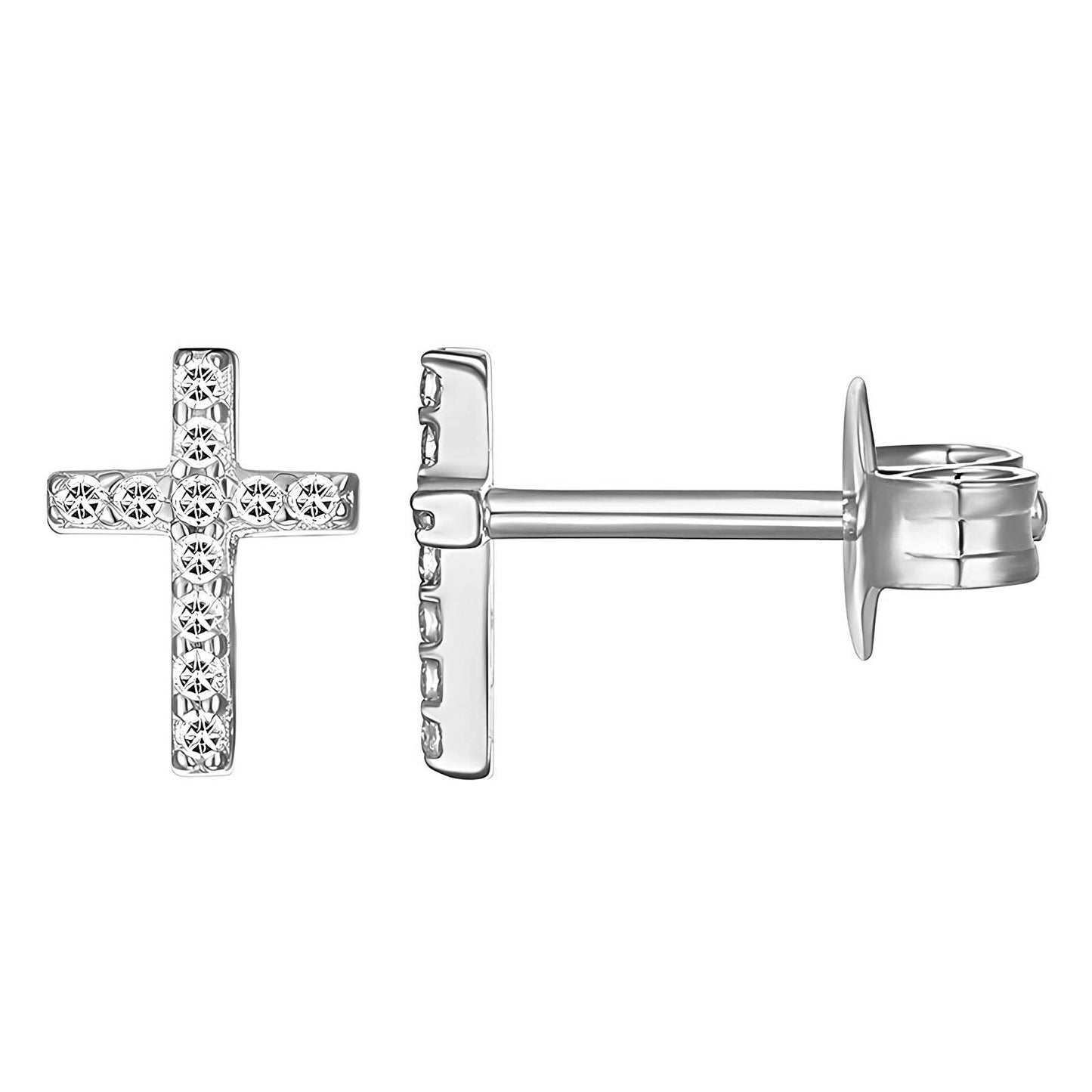 Crosses Earrings, Stainless Steel