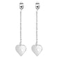 Hearts Earrings, Stainless Steel