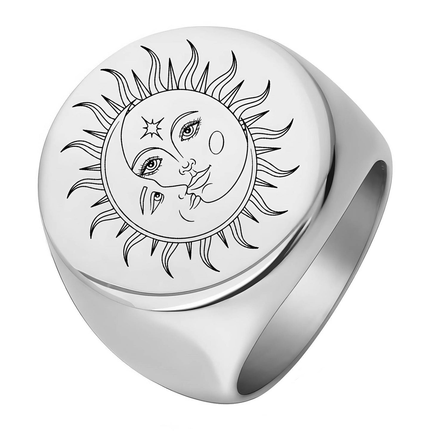 Sun Ring, Stainless Steel