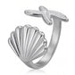 Starfish And Seashell Ring, Stainless Steel