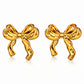 Earrings, 18K Gold Plated Steel