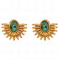 Earrings, 18K Gold Plated Steel