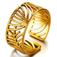 Ring, 18K Gold Plated Steel