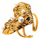 Heart Ring, 18K Gold Plated Steel
