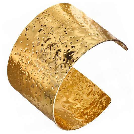 Bracelet, 18K Gold Plated Steel