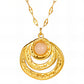 Necklace, 18K Gold Plated Steel