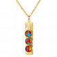 Necklace, 18K Gold Plated Steel