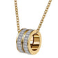 Necklace, 18K Gold Plated Steel