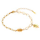 Stars Bracelet, 18K Gold Plated Steel