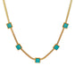Necklace, 18K Gold Plated Steel