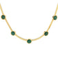 Necklace, 18K Gold Plated Steel