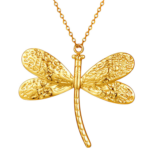 Necklace, 18K Gold Plated Steel