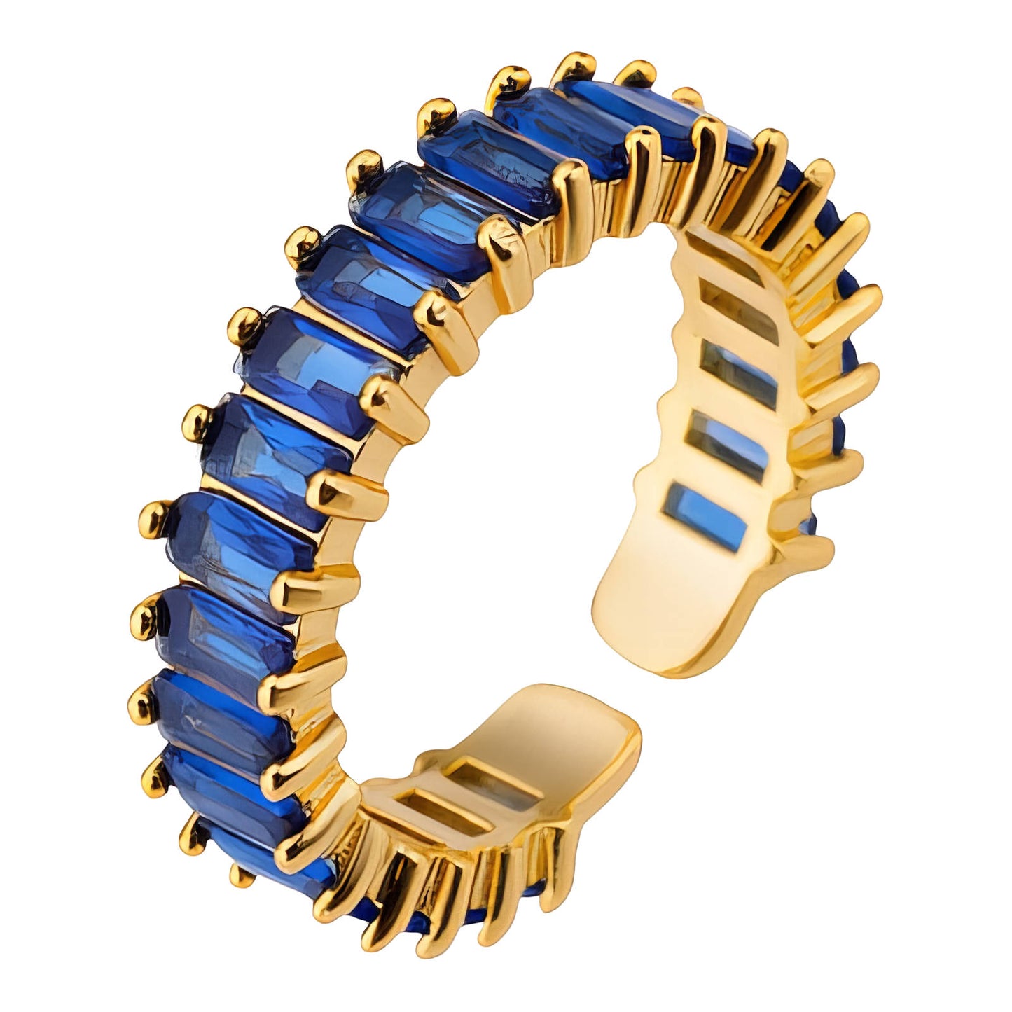 Ring, 18K Gold Plated Steel