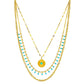 Necklace, 18K Gold Plated Steel