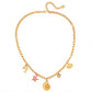 Seashell Necklace, 18K Gold Plated Steel