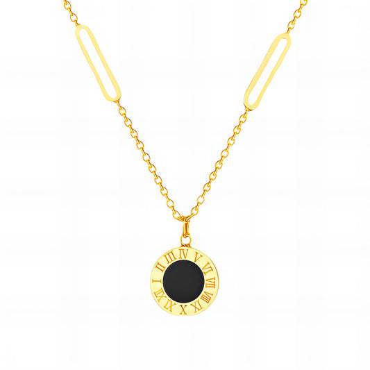 Necklace, 18K Gold Plated Steel