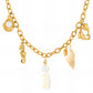 Seashells Necklace, 18K Gold Plated Steel