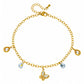 Butterfly Anklet, 18K Gold Plated Steel