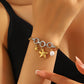 Starfish Bracelet, 18K Gold Plated Steel