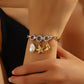 Starfish Bracelet, 18K Gold Plated Steel