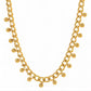 Necklace, 18K Gold Plated Steel