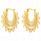Hearts Earrings, 18K Gold Plated Steel